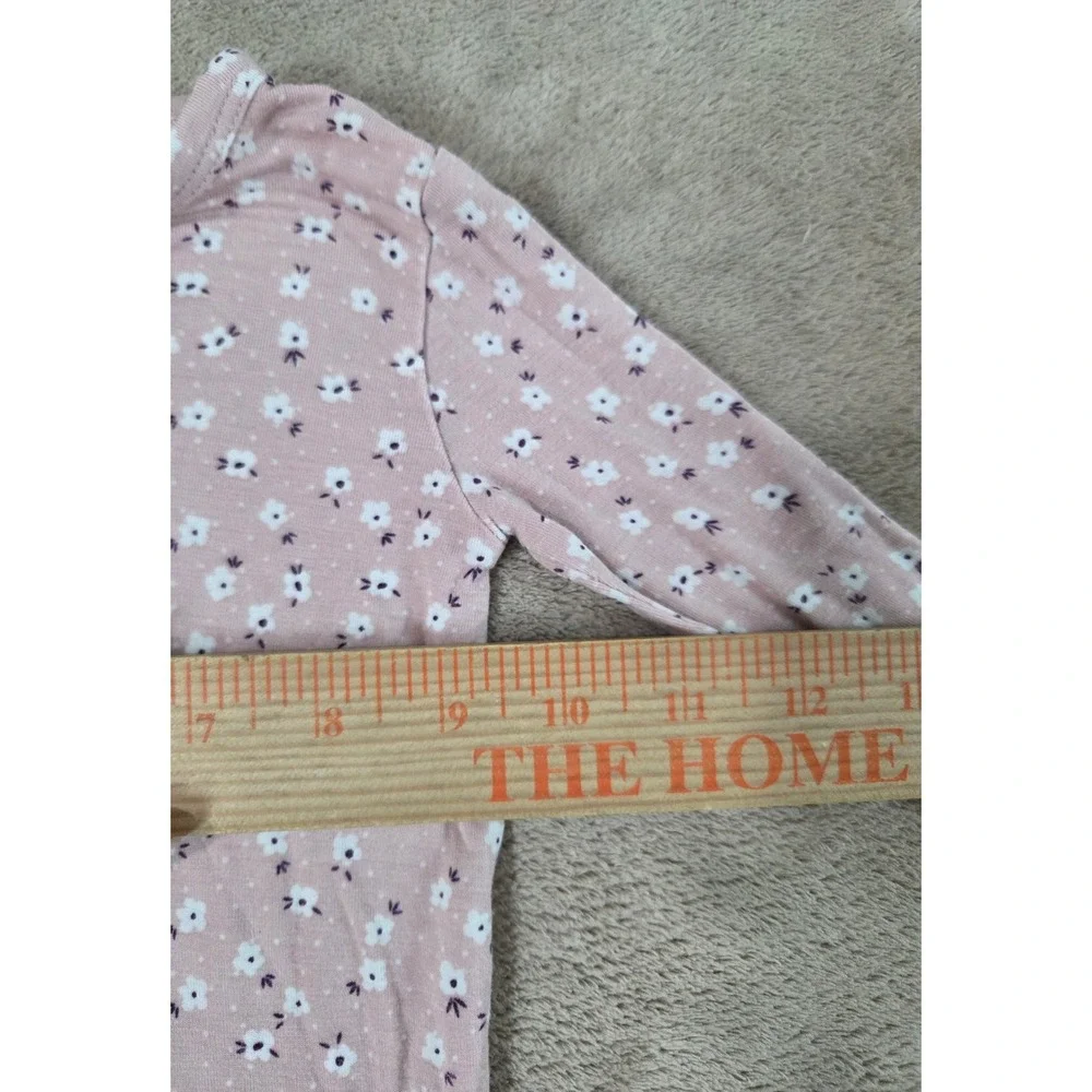 Posh Peanut Kids 3T Pink Floral Bamboo Viscose Pajama Set 2pc PP-AFA20-17240